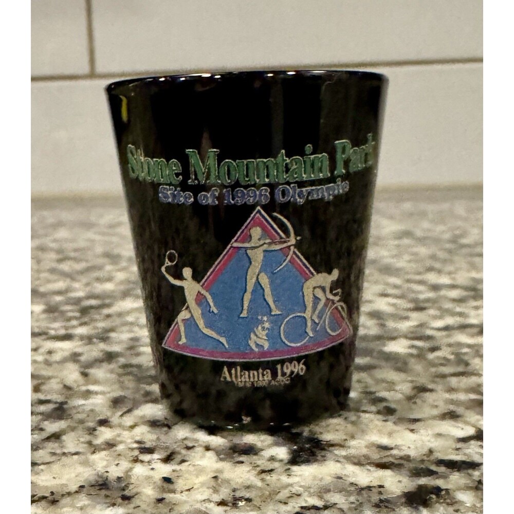 Stone Mountain Park commemorating the 1996 Atlanta Olympic Games Shot Glass